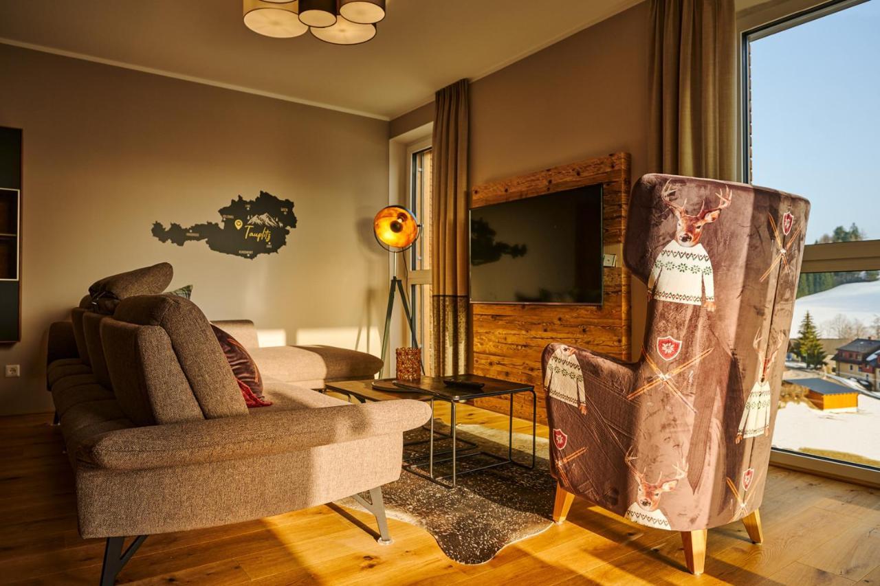 Die Tauplitz Lodges - Adler Auszeit Lodge D6 By Aa Holiday Homes Buitenkant foto