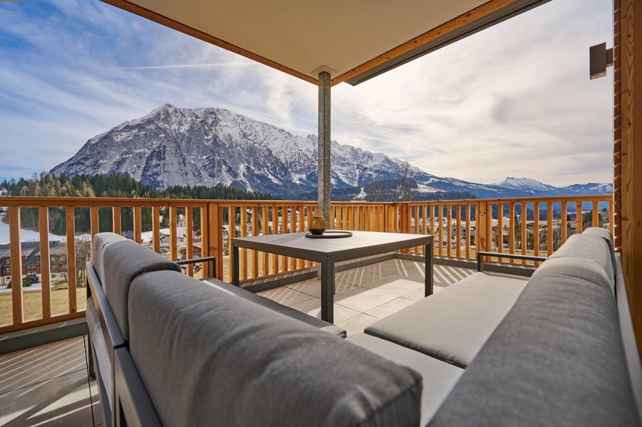 Die Tauplitz Lodges - Adler Auszeit Lodge D6 By Aa Holiday Homes Buitenkant foto